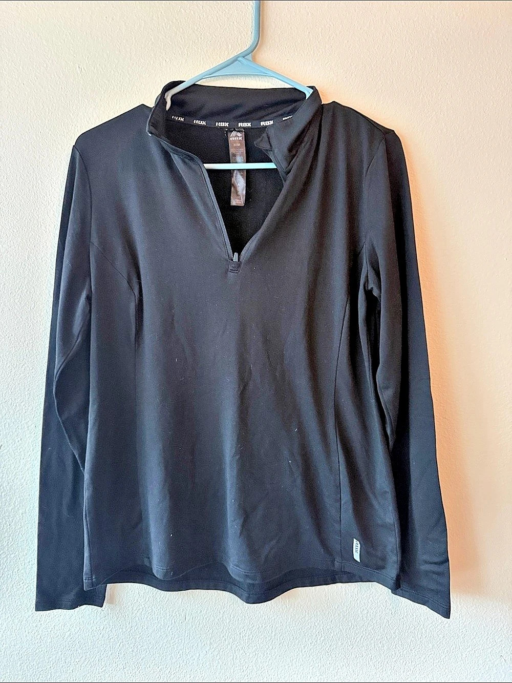 RBX Black Half-Zip Pullover Size Medium Like New